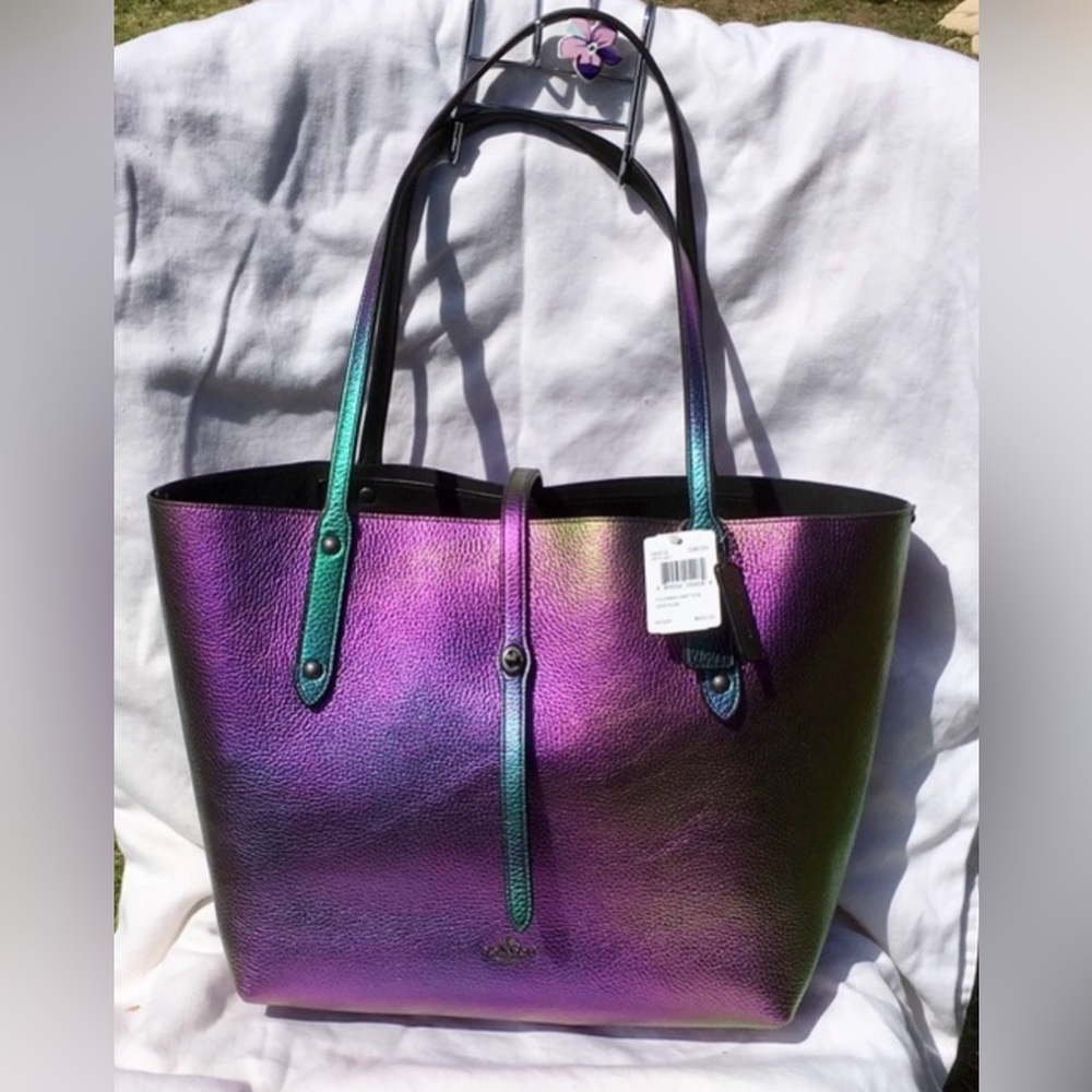 Coach Hologram Oil Slick Iridescent Mermaid Market Tote - 2015 1st release